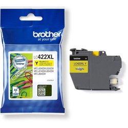 Cartridge LC422XLY - BROTHER - Yellow - 1500p - For Business Smart MFC