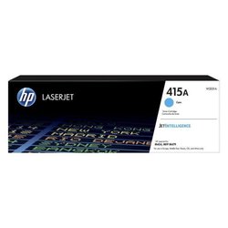 Cartucho de tóner HP 415A - Cian - Láser - Alto rendimiento - 2100 pág