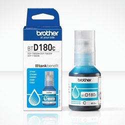 Inktfles - Brother - BTD180C - Cyaan - 5000 pagina s - Unit - Standaar