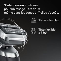 BRAUN Series 7 scheerkop - 3 flexibele mesjes - 360° flexibele kop - 1