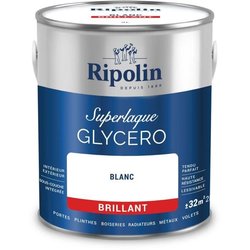 Glänzender weißer Glycerophthallack - RIPOLIN - 2 L