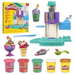 Play-Doh Rainbow Ice Cream Playset with Modeling Clay