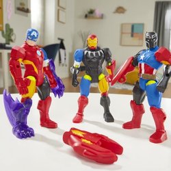MixMashers Marvel Avengers Capitan America Mix and Match Figura con Ac