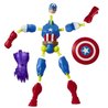 MixMashers Marvel Avengers Capitan America Mix and Match Figura con Ac