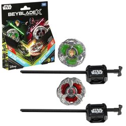 Beyblade X and Star Wars, Collab Luke Skywalker 4-80B vs. Darth Vader 