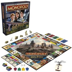 Monopoly Harry Potter Edition, Board Game, Magical Adventures at Hogwa