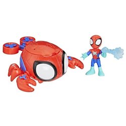 Figura y vehículo de araña marina Spidey Water-Webs, Marvel Spidey y s
