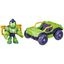 Figura de Iron Hulk y vehículo blindado Bolide, Marvel Iron Man y sus 