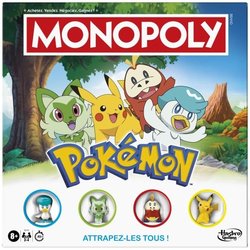Pokémon Monopoly, board game, 2 to 4 players, games for children and P