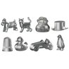Klassiek Monopoly, bordspel, met opbergdoos en grote pionnen, 2 tot 6 