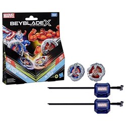 Beyblade X Multipack Top Captain America 4-70GB vs. Red Hulk 1-80R, ab