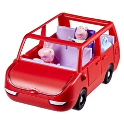 Peppa Pig The Big Family Car, set con veicolo e 2 personaggi, per bamb