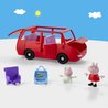 Peppa Pig Das große Familienauto, Set mit Fahrzeug und 2 Figuren, für 