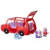 Peppa Pig Das große Familienauto, Set mit Fahrzeug und 2 Figuren, für 
