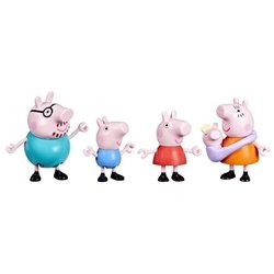 Peppa Pig en haar gezin van 5, beeldjesset, kleuterspeelgoed voor meis