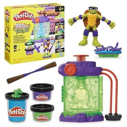 Play-Doh Teenage Mutant Ninja Turtles Mutation Station, set di pasta d