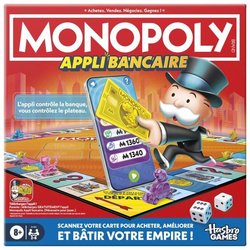 Monopoly Banking App, Brettspiel mit App für Smartphone-Geräte, ab 8 J