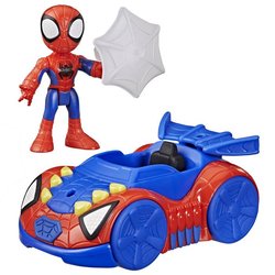 Véhicule Arachno-Bolide de Spidey avec Figurine de 7,5 cm et Accessoir