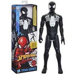 Figurine Spider-Man en costume noir 30 cm deluxe, Titan Series, jouets