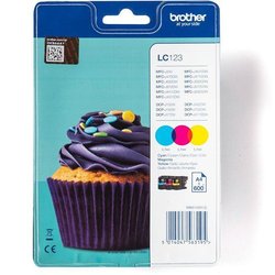Brother LC123RBWBP Cartucho de tinta de color