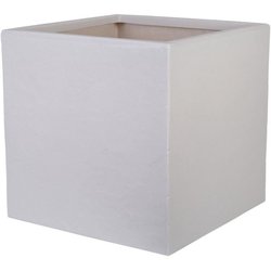 Bloempot - STRATA - L - Vierkant - Gekloofd - Ø 38,5 cm x 46,5 cm H - 