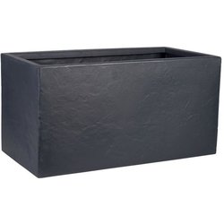 Maceta - STRATA - Canalón hendido - Ø 38,5cm x 17,5cm alto x 46,5cm la