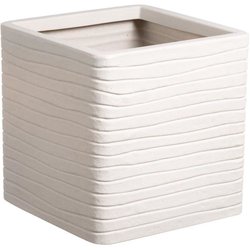 Maceta - STRATA - Cuadrada - Banbury - Ø 30,5cm x 30cm H - Color piedr