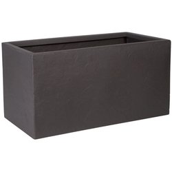 Pot de fleur - STRATA - Riven trough - Ø 38.5cm x 17.5cm H x 46.5cm L 
