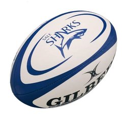 GILBERT Rugby Ball REPLICA - Tiburones - Talla Midi