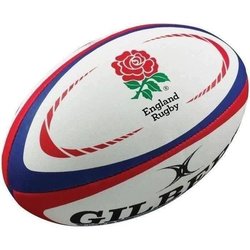 Gilbert REPLICA Rugby Ball - Midi Size - England