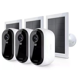 ARLO Surveillance Camera Pack 3 Essentiële 2k-camera s + 3 Zonnepanele