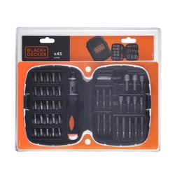 BLACK & DECKER Schroevenset 45-delig