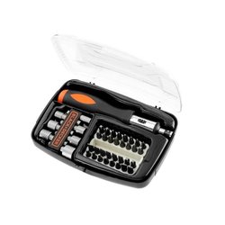 BLACK & DECKER ratelschroevendraaierset met 40 accessoires