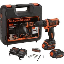 Destornillador inalámbrico BLACK & DECKER con 2 baterías y una caja de