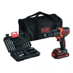 Cordless hammer drill - BLACK & DECKER - BDCHD18S32-QW - 18 V - 1 Batt