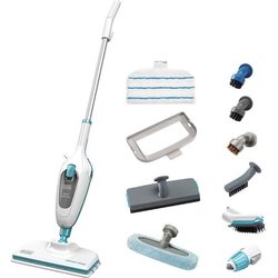 BLACK + DECKER FSMH13E10-QW - Dampfmopp mit Handreiniger - 1300W - 10 