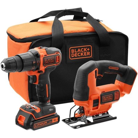 Kit utensili Black & Decker 18V BCK22S1S