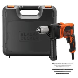Perceuse a percussion - BLACK & DECKER - BEH850K - Electrique - 2 vite