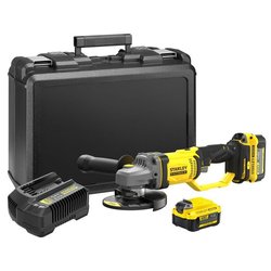 125-mm-Schleifer  18 V Lithium  2 4-Ah-Batterien  STANLEY FATMAX V2