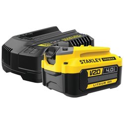 Starterkit - STANLEY FATMAX V20 - SFMCB14M1-QW - 2A-oplader + 1 18V 4A