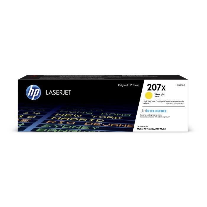 HP 207X Original Yellow LaserJet Tonerkartusche mit großer Kapazität (