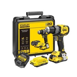 Boormachine - STANLEY FATMAX - SFMCD725D2K-QW - 80 Nm - 18V - 15 koppe