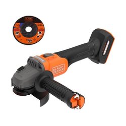 Accu haakse slijper - BLACK&DECKER - BCG6L8N-XJ - Borstelloos - 18V - 