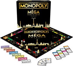 MONOPOLY Mega Paris - Gioco da tavolo - MOSSE VINCENTI - Età 8+