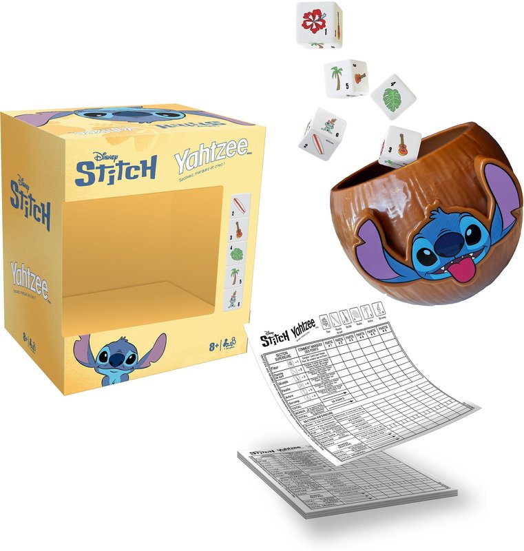 YAHTZEE Stitch - Bordspel - WINNENDE ZETTEN - Vanaf 8 jaar