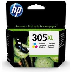 Cartucho de tinta tricolor original de alto rendimiento HP 305XL para 
