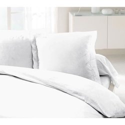 LOVELY HOME Lot de 2 Taies d Oreillers 100% coton 63x63 cm blanc