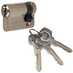 Serratura a mezzo cilindro YALE per porta da garage - 5 perni - 3 chia