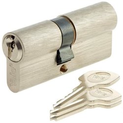 Cilindro serratura YALE - Per porta / ingresso esterni - 5 perni - 3 c