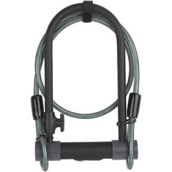 Antivol U a clé de Sécurité + Câble pour Vélo et VTT - YALE - YUL2C/13